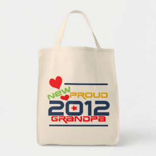 2012 Proud Grandpa T-shirts and Gifts Tote Bag