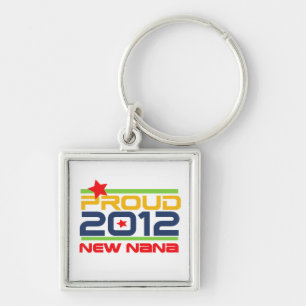 2012 Proud Nana T-shirts and Gifts Key Ring