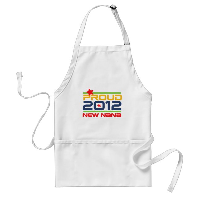 2012 Proud Nana T-shirts and Gifts Standard Apron (Front)