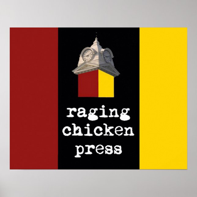 2012 Raging Chicken Press design poster (Front)