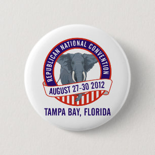 2012 Republican Convention 6 Cm Round Badge