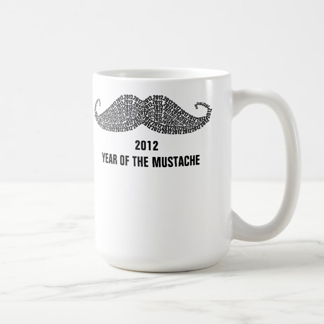 2012 The Year of Moustache Coffee Mug (Right)