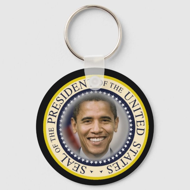 2012 US President Barack Obama Key Ring (Front)