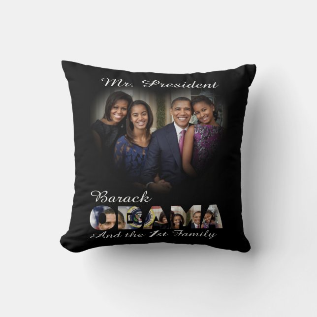 2012 US President Barack Obama re-Election Cushion (Front)