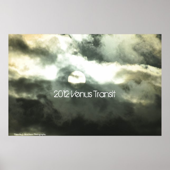 2012 Venus Transit Poster (Front)