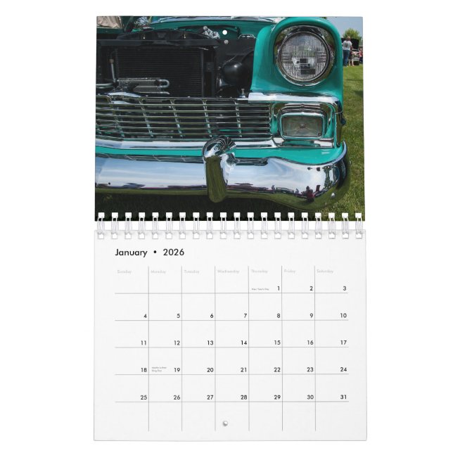 2013 56 Chevy Calendar (Jan 2026)