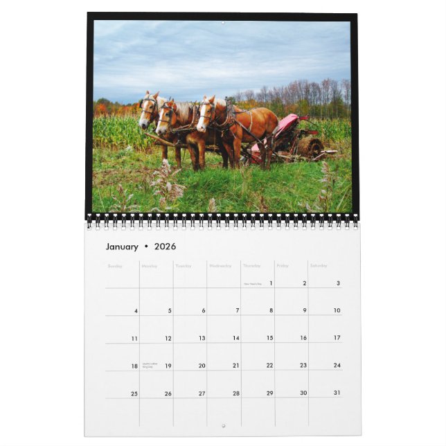 2013 Amish Country and Old Barns Calendar (Jan 2026)