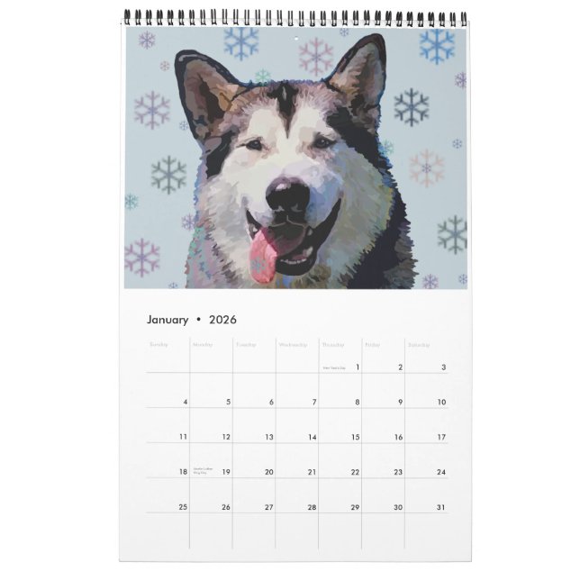 2013 Big Dogs Calendar (Jan 2026)