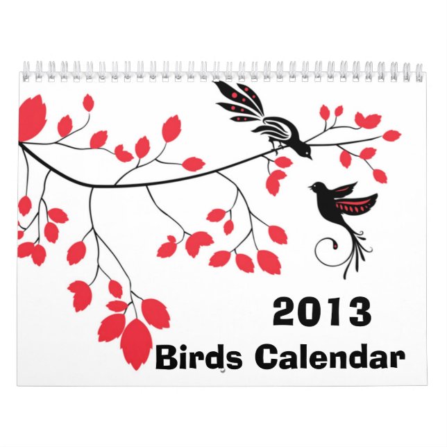 2013 Birds ~ Wall Calendar (Cover)