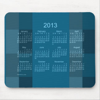 2013 Calendar Mouse Pad