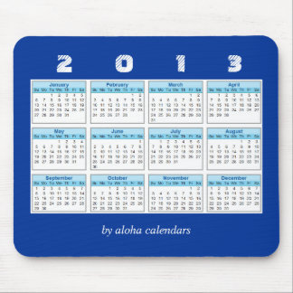 2013 Calendar Mousepad