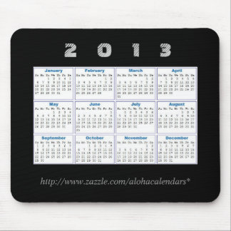 2013 Calendar Mousepad