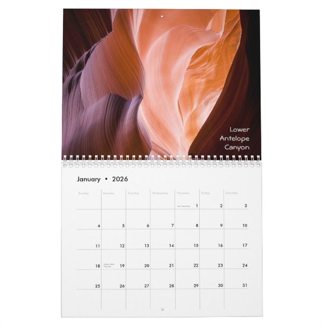 2013 Calendar - Scenes of Arizona (Jan 2026)