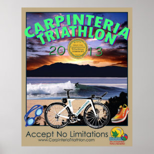 2013 Carpinteria Triathlon Poster