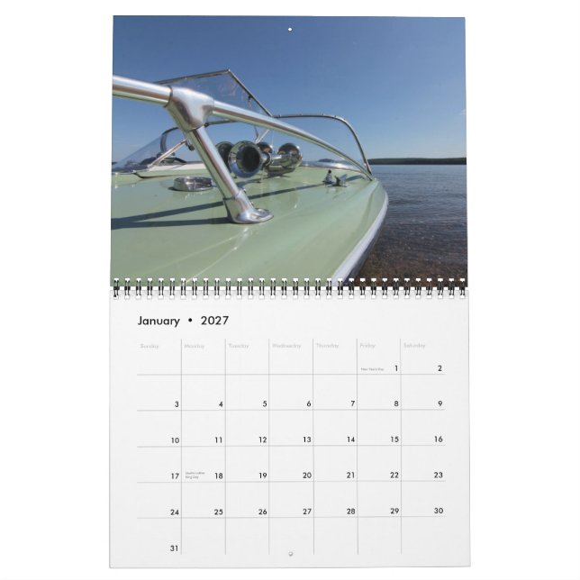 2013 CGOAMN Classic Glastron Calendar (Jan 2027)