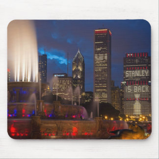 2013 Chicago Blackhawks Skyline Mouse Pad