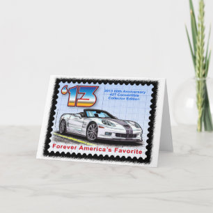 2013 Corvette 60th Anniversary Convertible Card