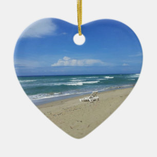 2013 DOMINICAN REPUBLIC HIDEAWAY BEACH PHOTOGRAPHY CERAMIC ORNAMENT