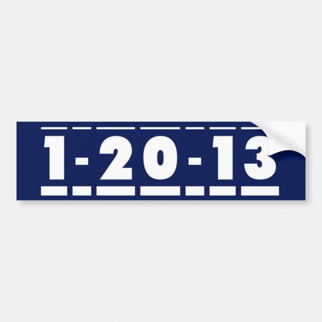 2013 Elections Bumper Sticker (Front)