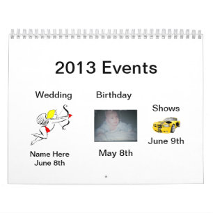 2013 Events Calendar