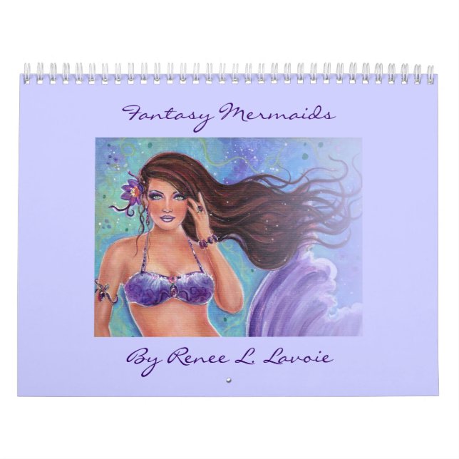 2013 Fantasy Mermaid Calender By Renee L. Lavoie Calendar (Cover)
