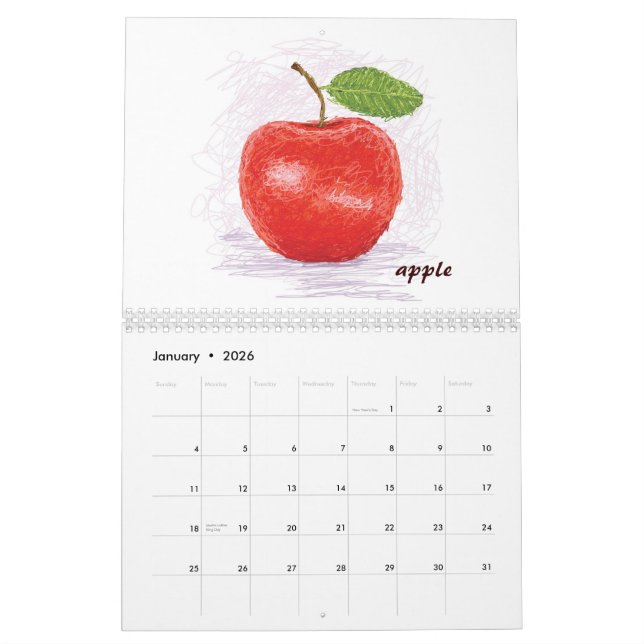 2013 fruits calendar III (Jan 2026)