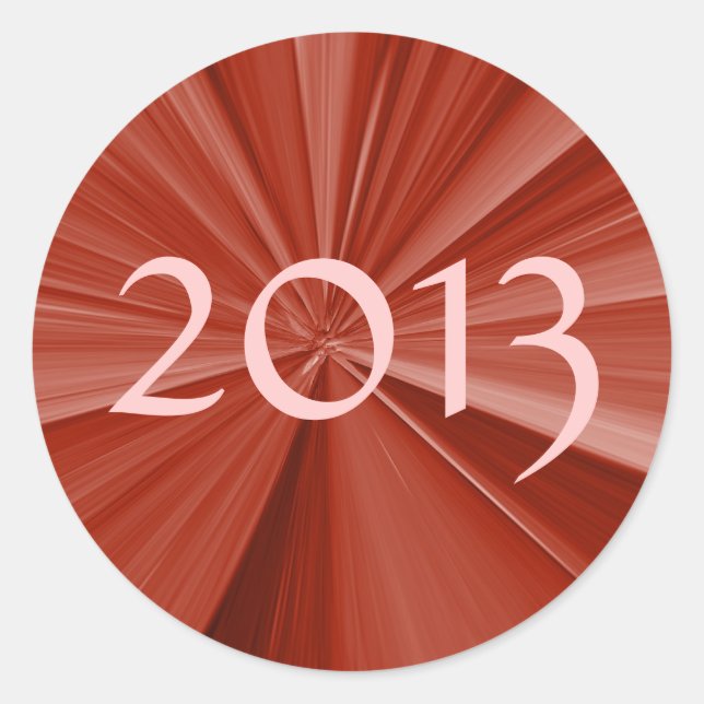 2013 Graduation Classic Round Sticker (Front)