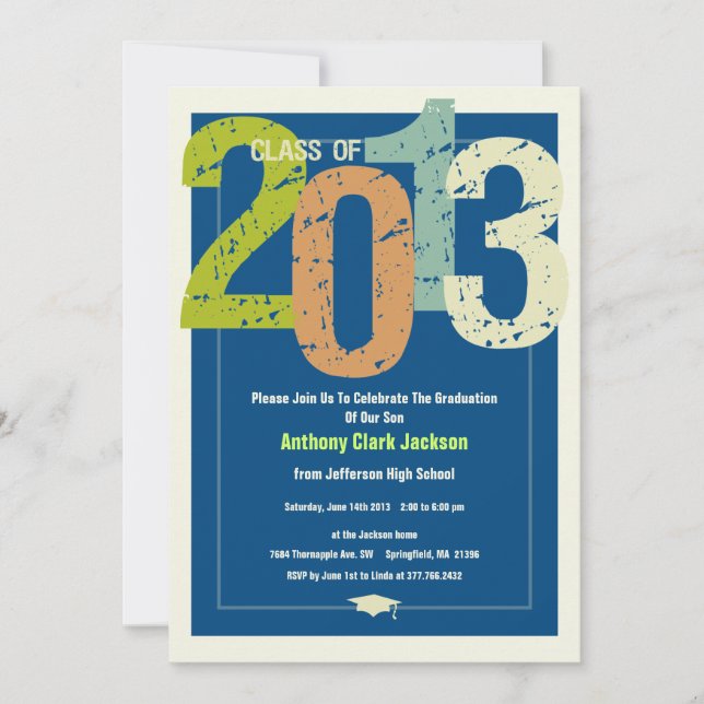 2013 Graduation Party Invitation (Front)