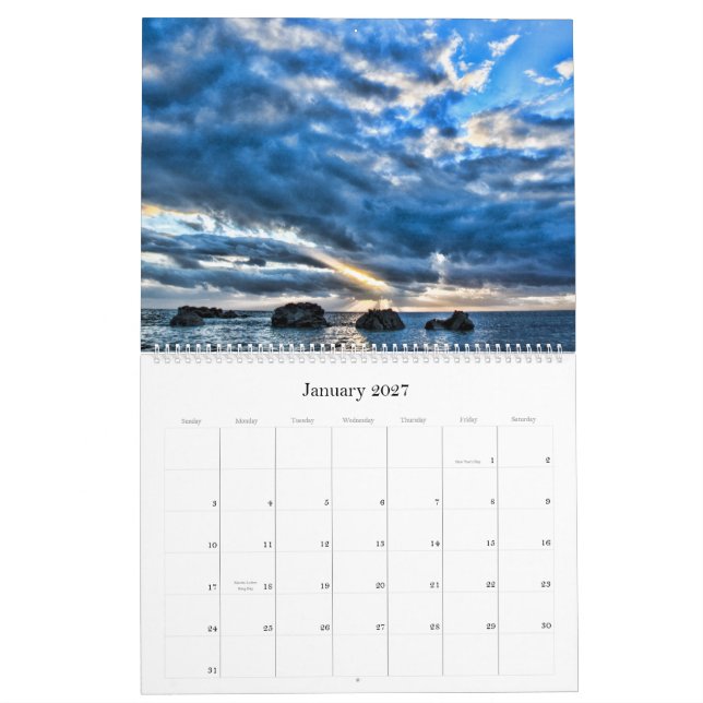 2013 Key West (Feb '13- Jan '14) Calendar (Jan 2027)