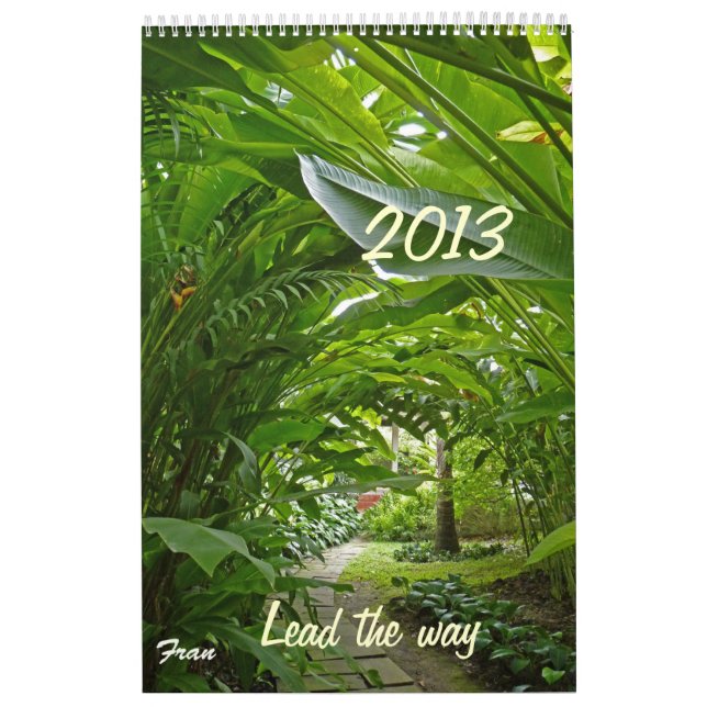 2013 lead the way calendar (Cover)