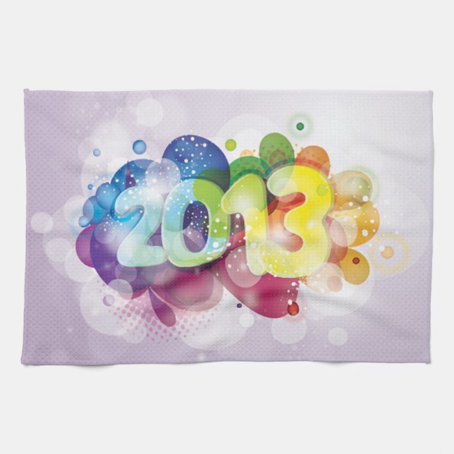 2013  New Year Tea Towel (Horizontal)