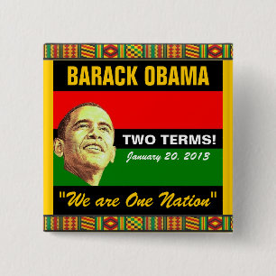 2013 Presidential Inauguration 15 Cm Square Badge