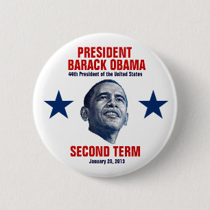 2013 Presidential Inauguration 6 Cm Round Badge