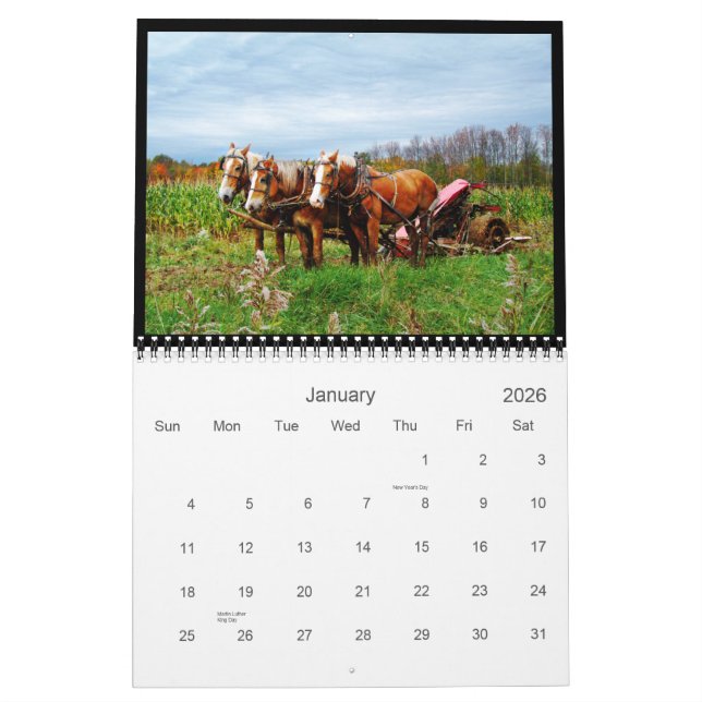 2013 Rural Barn Art Calendar (Jan 2026)
