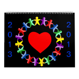 2013 School Calendar With Lots of Space for Notes
