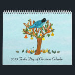 2013 Twelve Days of Christmas Calendar<br><div class="desc">Graphic illustrations and paintings of the Twelve Days of Christmas.  You can customise the calendar style.  Artwork by Magins Creations.</div>