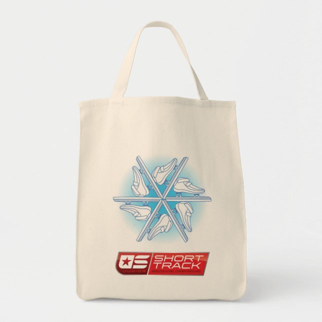 2013 US Jr ST Speedskating Champs Grocery Tote Bag (Front)
