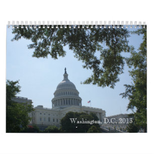 2013 Washington DC colour photography calender Calendar