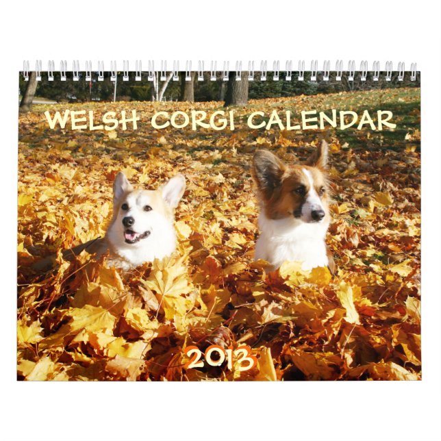 2013 Welsh Corgi Calendar (Cover)