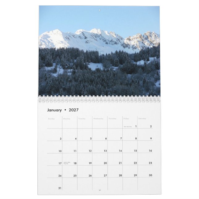 2014 Alps Calendar (Jan 2027)