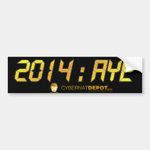 2014:AYE Yellow Bumper Sticker