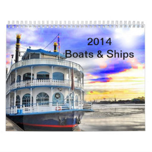 2014 Calendar Boats and Ships
