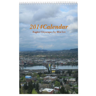 2014 Calendar | Fuglee Cityscapes by Min Lee | 1Pg