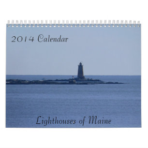 2014 Calendar Maine Lighthouses 1