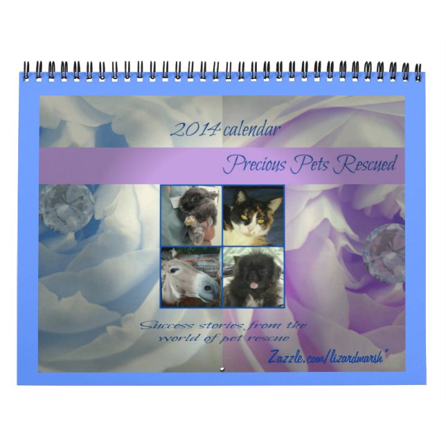 2014 Calendar - Precious Pets Rescued (Cover)