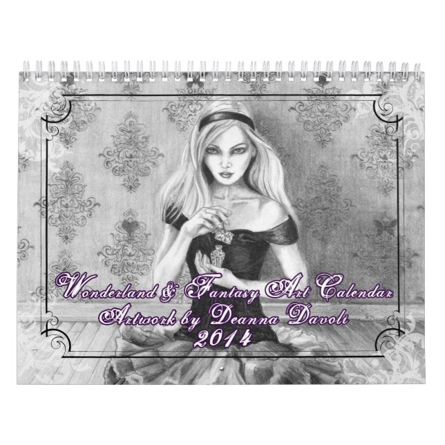 2014 Calendar - Wonderland & Fantasy Art (Cover)