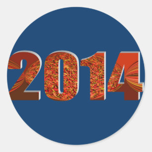 2014 CLASSIC ROUND STICKER