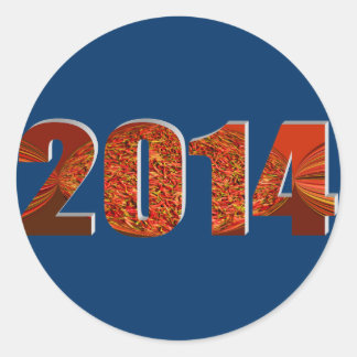 2014 CLASSIC ROUND STICKER