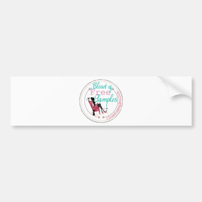 2014 Closet Samples Logo Bumper Sticker (Front)