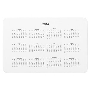 2014 Create it Yourself Calendar Magnet